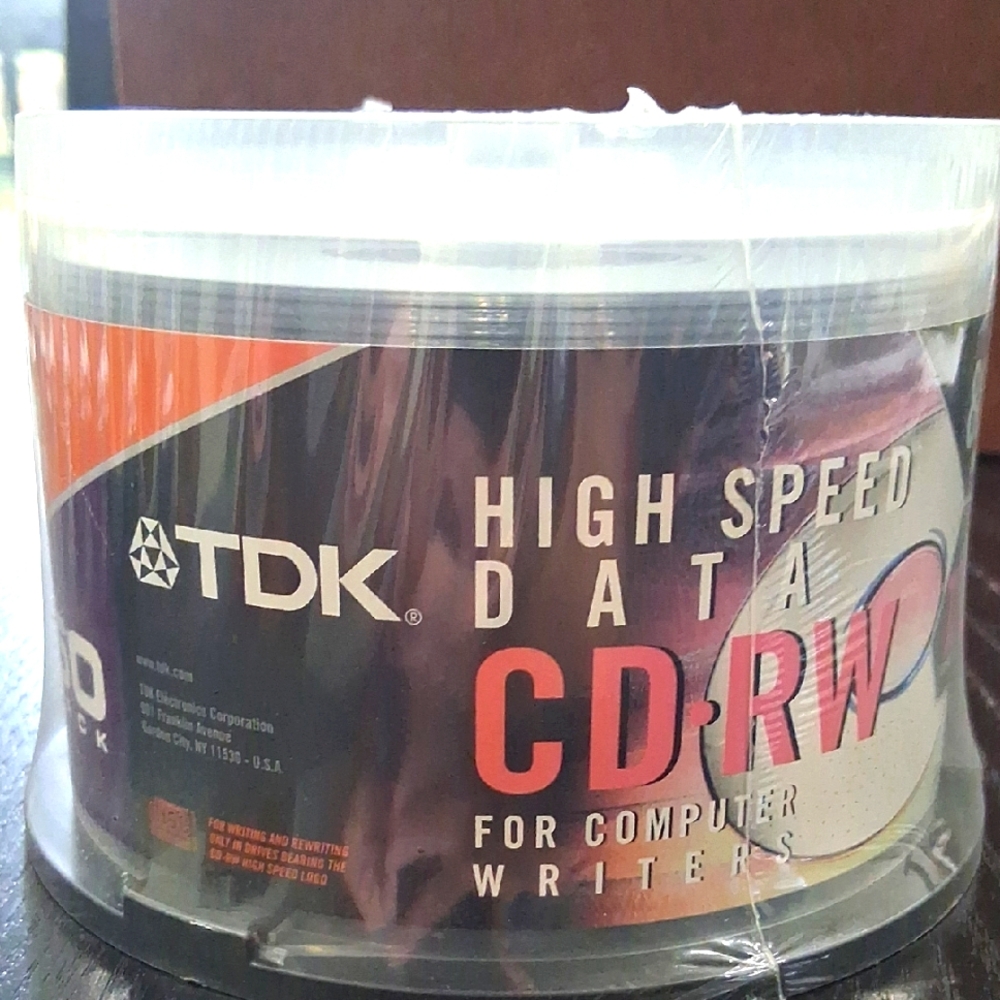 TDK High Speed Data CD-RW Discs 50 Pack